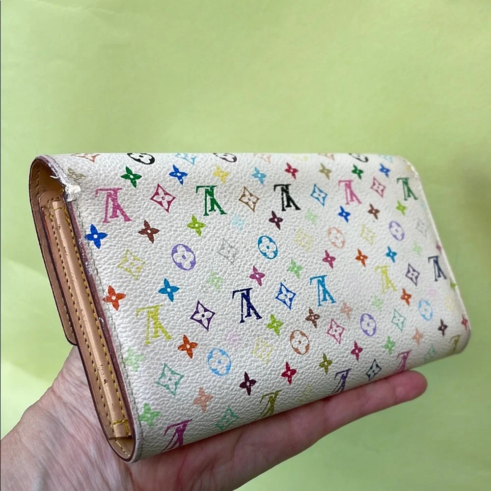 Vintage Louis Vuitton Iconic Takashi Murakami’s Monogram Multicolor Wallet